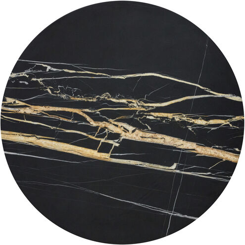 Massie Black Marble Bar Table